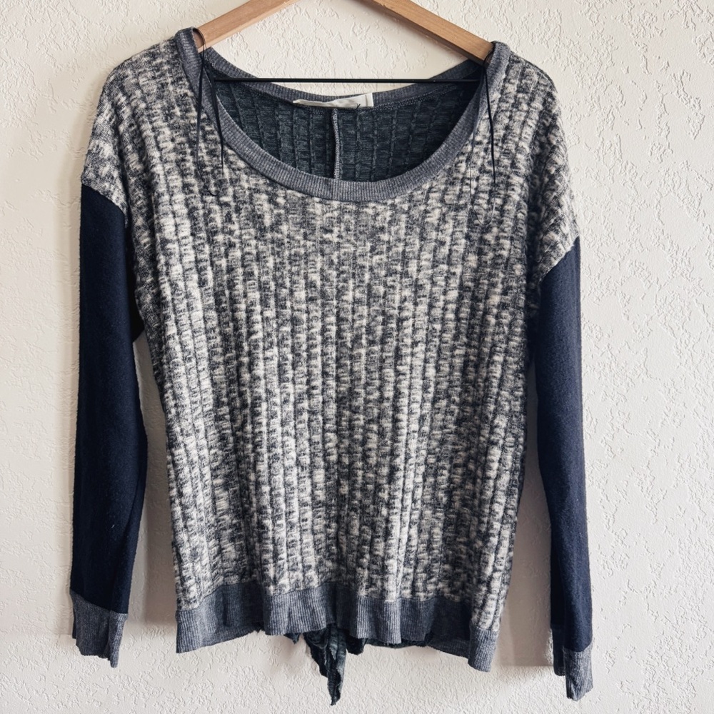 Vintage Havana | tie back colorblock top | M